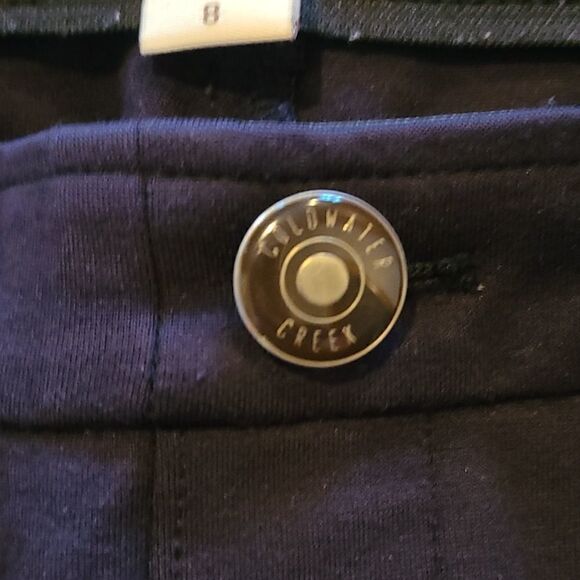 Coldwater creek natural fit womens navy blue pants‎ size PS 8 - Picture 4 of 7